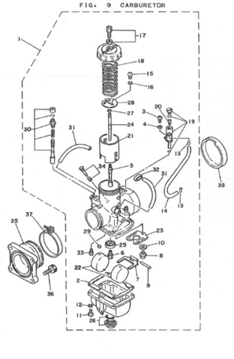 Yamaha Mikuni Carburetor Diagram