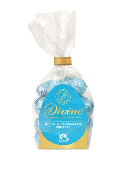 Divine Fairtrade Milk chocolate Soild Mini Eggs