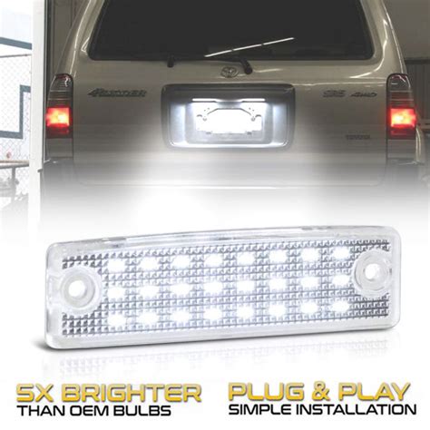 Led Number License Plate Light For Toyota Runner Sequoia Innova Corona