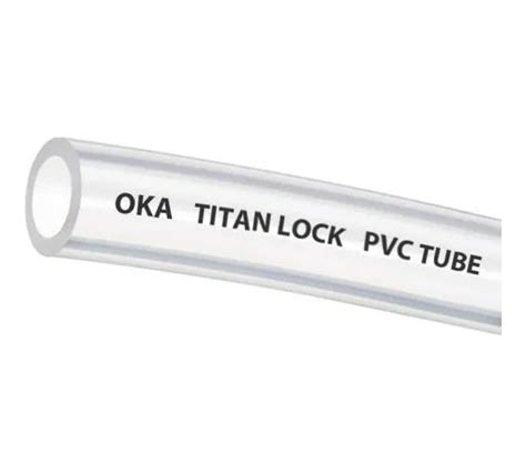 Прозрачная безнапорная ПВХ трубка TITAN LOCK "OKA", внутр.д. 10 мм ...