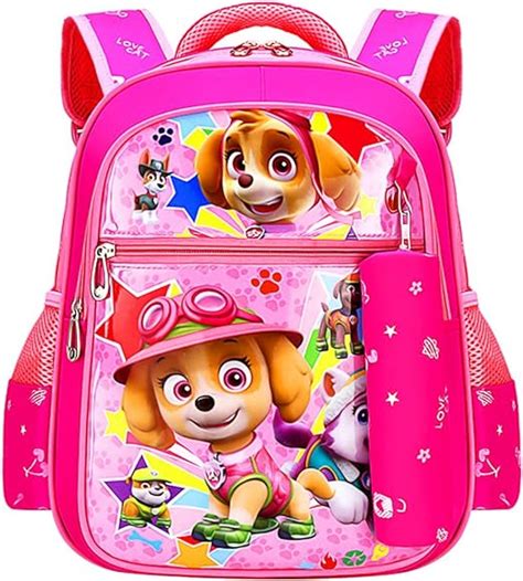 Paw Patrol Patrulla Canina De Dibujos Animados Ni A Mochila Princesa