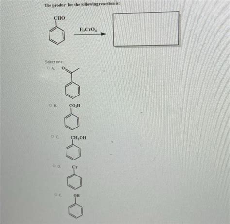 Solved Now The Following Reaction Results Predominantly In Chegg