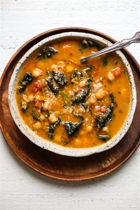 Easy Chickpea And Kale Tuscan Style Soup The Defined Dish