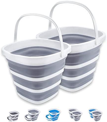 Amazon Pack Collapsible Buckets L Gallon Small Cleaning