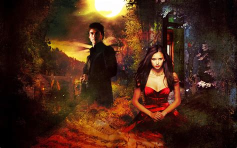 Damon & Elena - The Vampire Diaries Wallpaper (10332640) - Fanpop