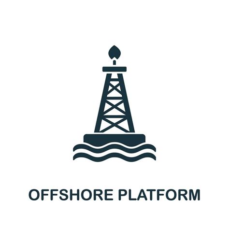 Offshore Platform Icon From Industrial Collection Simple Line Offshore