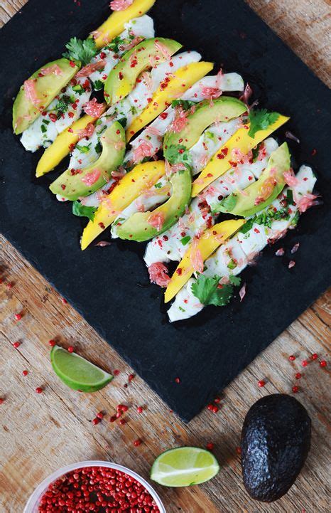 Ceviche De Poisson L Avocat Mangue Et Pamplemousse Max L Affam