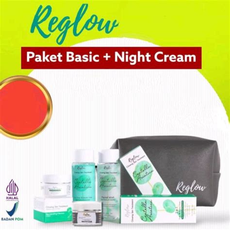 Jual Paket Basic Night Cream Reglow Shopee Indonesia