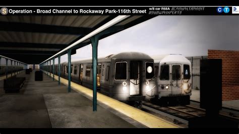 Openbve Car R A S Huttle Operation To Rockaway Park Youtube