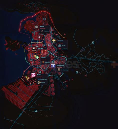 Cyberpunk 2077 map size, fast travel, locations and more explained ...