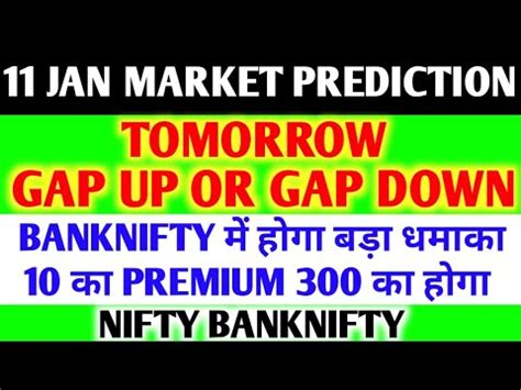 Thursday 12th January Big Gap Sideways Nifty Bank Nifty Prediction For