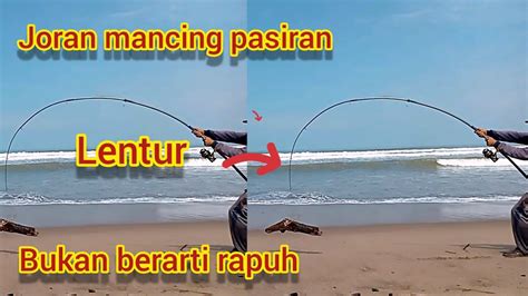 Joran Mancing Pasiran Tes Kekuatan Joran Telescopic Maguro Power