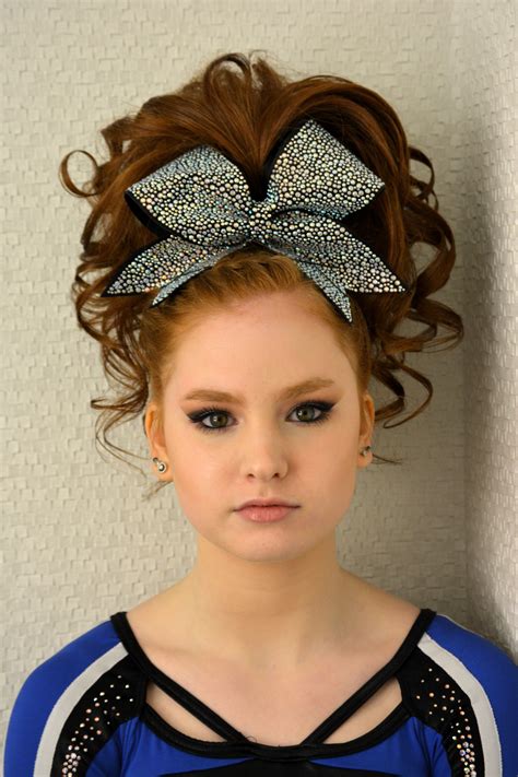 Cheer Hair Cheer Hair Teased Hair Cheerleading Hairstyles