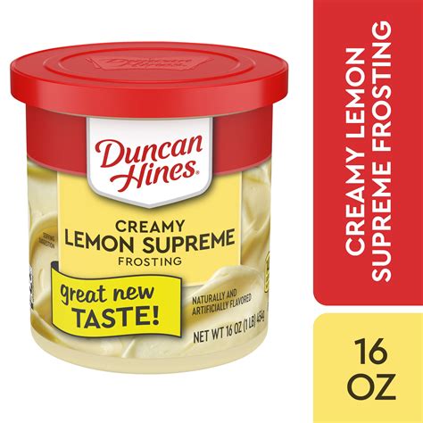 Duncan Hines Lemon Supreme Creamy Home Style Frosting 16 Oz Brickseek