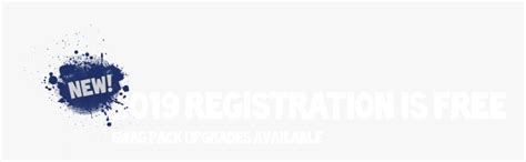 New Free Registration - Banner, HD Png Download - kindpng