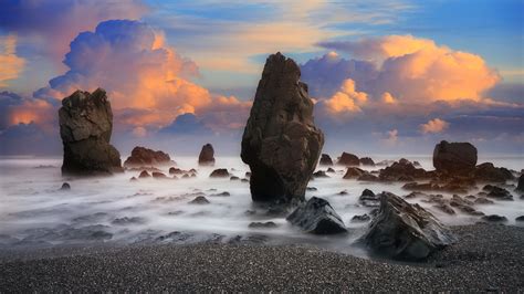 922912 Island Water Nature Long Exposure Landscape Clouds