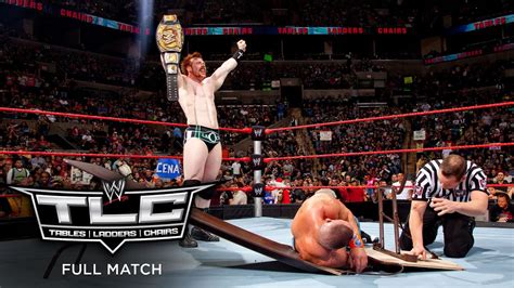 Full Match John Cena Vs Sheamus Wwe Championship Tables Match Wwe