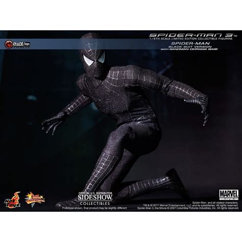 Spider Man Black Suit Version Sixth Scale Figure By Hot Toys Senkitoys Collectibles
