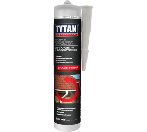 Нейтральный силиконовый герметик TYTAN Professional для кровли, 310 мл ...