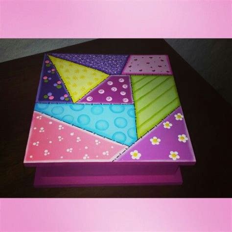 Pin De Blanca Azar En Arte Kontry Cajas Pintadas Cajas Decoradas