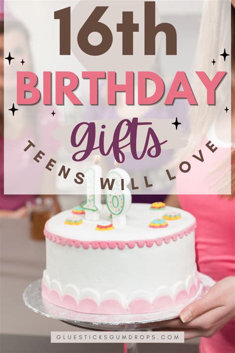 7 Best 16th Birthday Gifts - Shopping Guide - Glue Sticks and Gumdrops