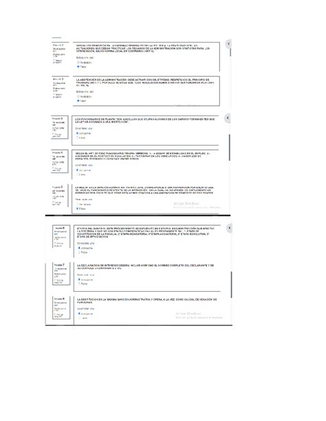 Evaluacion Estatuto Administrativo Derecho Administrativo Studocu