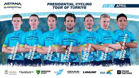 Astana Qazaqstan Team Reveals Roster For Presidential Cycling Tour Of