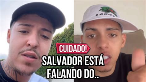 SALVADOR DA RIMA Se DECEPCIONA MC PERSONAGEM E Manda O PAPO E MC