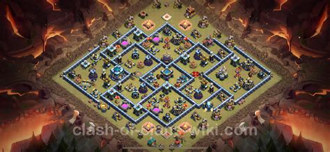 Best War Base Th13 With Link Anti Air Electro Dragon 2024 Town