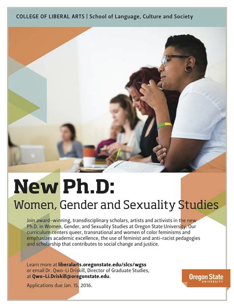 New PhD in Women, Gender, & Sexuality Studies at Oregon State