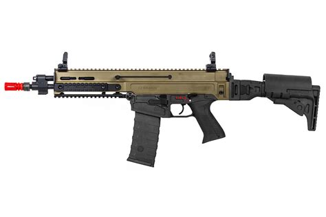 Asg Cz Bren A2 Carbine Aeg Airsoft Rifle Tan Black