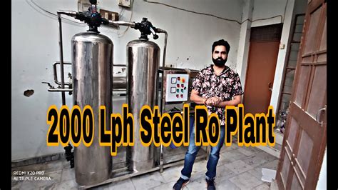 Lph Stainless Steel Ss Ro Plant Litres Industrial Ro Plants