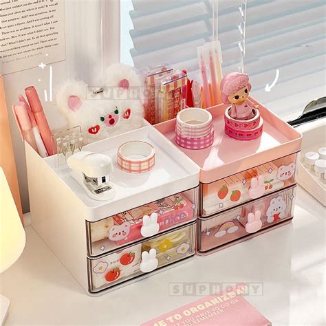 Jual Big Sale Organizer Stationery Kotak Pensil Meja Laci Mini Kotak