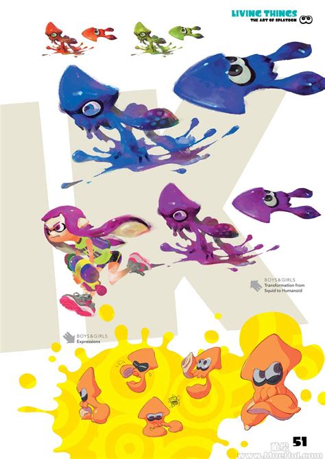 [会员][画集]the Art Of Splatoon 喷射战士设定集[330p] 萌绘