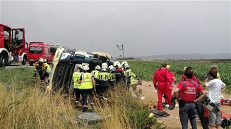 Muere un camionero de 56 años vecino de Falces tras volcar su