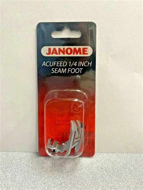 Janome Acufeed 1 4 Inch Seam Foot 202031002 For MC7700QCP And MC6600P