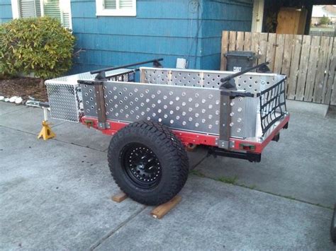 Harbor Freight Trailer Build Idea Trailer Diy Trailer Build Camping Trailer Diy