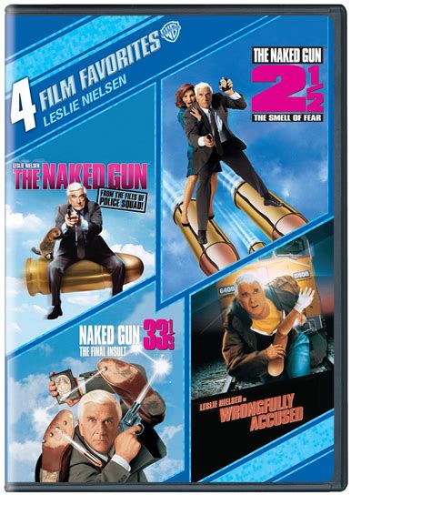 Buy 4 Film Favorites Leslie Nielsen Naked From The Files Of Squad Naked 2 1 2 The Smell