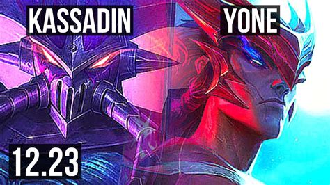 KASSADIN Vs YONE MID 76 Winrate 14 1 4 Legendary EUW Master