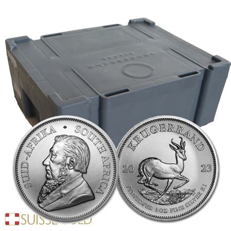 South African Krugerrand Silver Monster Box