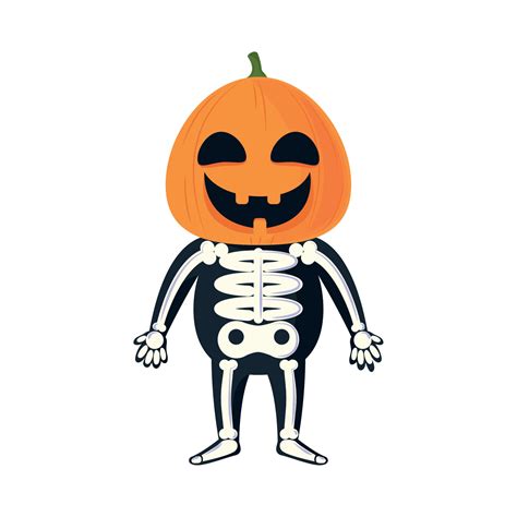 halloween pumpkin costume 10795680 Vector Art at Vecteezy