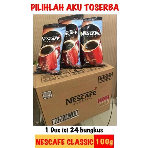 Jual Kopi Nescafe Classic Gram Lampung Robusta Blend Harga