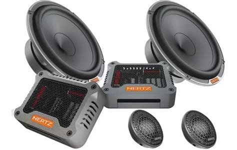 Kit Duas Vias Hertz - Kit Duas Vias 6 Polegadas Hertz Mpk-1650 Pro 250w + Brinde ...