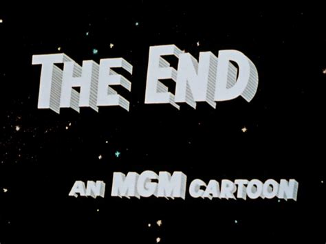 The End Mgm Cartoon The End