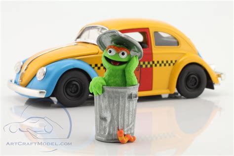 Volkswagen Vw K Fer Tv Serie Sesamstra E Mit Figur Oscar Jada Toys