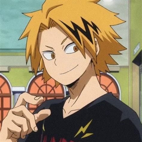 Denki Kaminari Icon Anime Stars Anime Human Pikachu