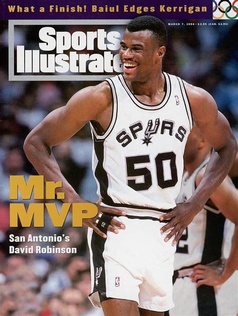 San Antonio Spurs David Robinson... Sports Illustrated Cover Photograph ...