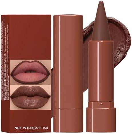 Amazon Erinde In Lip Liner And Lipstick Lip Combo Set Matte Nude Dark Brown Red Lip