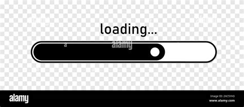 Loading Bar Concept Progress Data For Upload Or Download Techmology