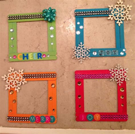 Popsicle Stick Picture Frames Crafts at Madalyn Hartley blog